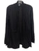 Eileen Fisher Size PS Black Rayon Blend Crepe Pockets 3/4 Length Sweater Black / PS