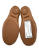 Tory Burch Shoe Size 8 Tan & Gold Leather Logo Round Toe Elastic Back Flats Tan & Gold / 8