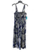 J Crew Collection Size 4 Navy White Black Cotton Floral Sleeveless Shell Dress Navy White Black / 4