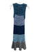 Derek Lam 10 Crosby Size XS Blue, White & Black cotton & polyamide Knit Dress Blue, White & Black / XS