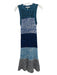 Derek Lam 10 Crosby Size XS Blue, White & Black cotton & polyamide Knit Dress Blue, White & Black / XS