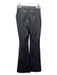 Spanx Size Small Black Polyester Blend Faux Leather High Rise Flare Pants Black / Small