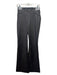 Spanx Size Small Black Polyester Blend Faux Leather High Rise Flare Pants Black / Small