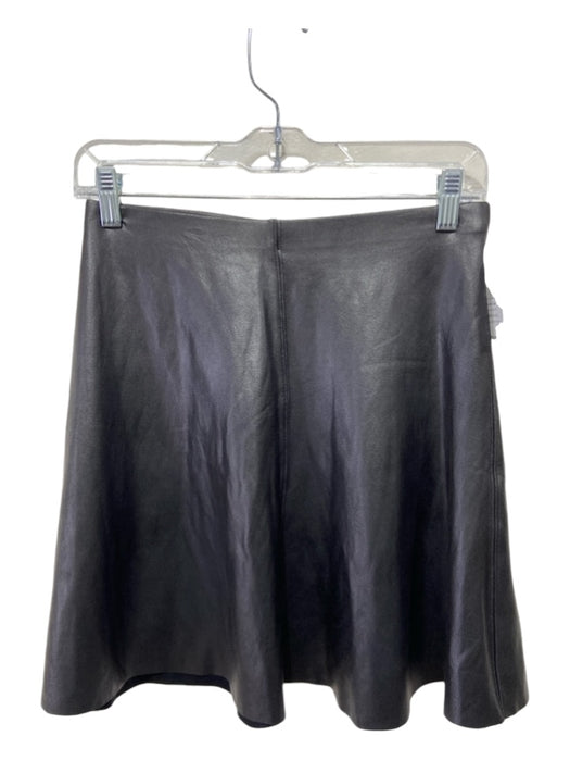 Spanx Size XS Black Nylon Blend Metallic High Waist Flare Skirt Black / XS