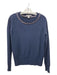 Autumn Cashmere Size Small Navy Blue Cashmere Chain Neckline Sweater Navy Blue / Small