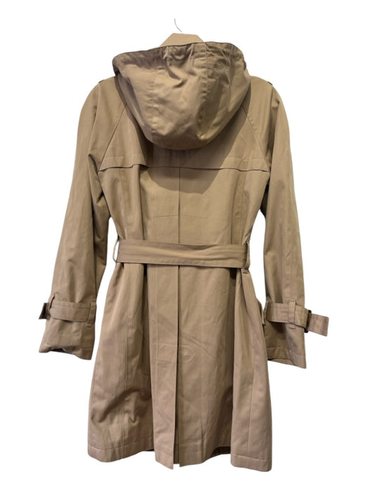 Michael Michael Kors Size XS Khaki Cotton & Polyester Blend Trench Jacket Khaki / XS