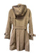 Michael Michael Kors Size XS Khaki Cotton & Polyester Blend Trench Jacket Khaki / XS