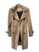 Michael Michael Kors Size XS Khaki Cotton & Polyester Blend Trench Jacket Khaki / XS