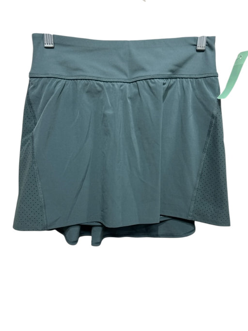 Spanx Size S Green Polyester Blend Elastic Waist Mesh Detail Skort Skirt Green / S
