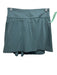 Spanx Size S Green Polyester Blend Elastic Waist Mesh Detail Skort Skirt Green / S