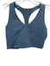 Spanx Size S Slate Blue Nylon Blend Racer Back Athletic Sports Bra Top Slate Blue / S