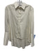 Abbey Glass Size XS Cream Cotton Blend Mother of Pearl Buttons Button Down Top Cream / XS