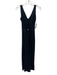 Gianine Bikini Size Small Black Polyamide Blend Sleeveless Swirls Cut Out Dress Black / Small