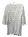 Trina Turk Size 2 White Polyester Crochet Lace Bell Sleeve Dress White / 2