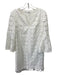 Trina Turk Size 2 White Polyester Crochet Lace Bell Sleeve Dress White / 2