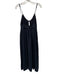 Ulla Johnson Size 4 Black Cotton Sleeveless Open Back pleats Knee length Dress Black / 4