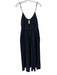 Ulla Johnson Size 4 Black Cotton Sleeveless Open Back pleats Knee length Dress Black / 4