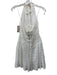 Jonathan Simkhai Size 0 White Cotton Sleeveless Tie Neck Mini Open Back Dress White / 0