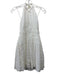 Jonathan Simkhai Size 0 White Cotton Sleeveless Tie Neck Mini Open Back Dress White / 0