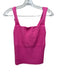 Stateside Size M Pink Rayon Ribbed Sleeveless Elastic Waist Pant Set Pink / M