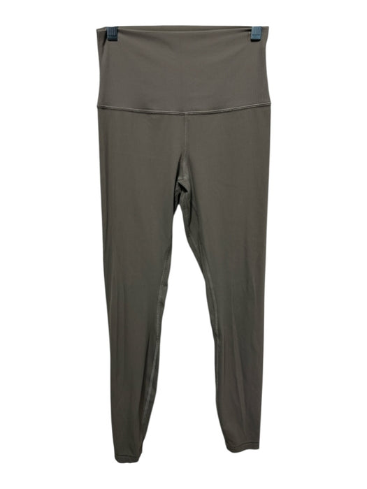 Lululemon Size 4 Taupe Beige Missing Fabric Tag Elastic Waistband Athletic Set Taupe Beige / 4