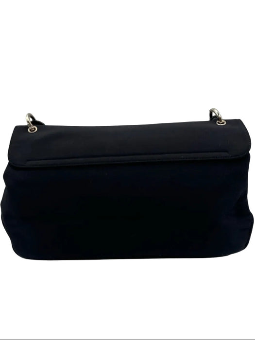 Ferragamo Black Nylon Buckle SHW Shoulder Bag Bag