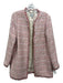 Pure Collection Size 8/10 Pink, Tan & Silver Cotton Blend Long Sleeve Jacket Pink, Tan & Silver / 8/10