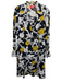 Oscar by Oscar de la Renta Size 14 Black, White, Yellow Cotton Baroque Dress Black, White, Yellow / 14