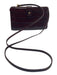 Etienne Aigner Burgundy Red Leather Gold hardware Croc Embossed Zip Close Bag Burgundy Red / Small