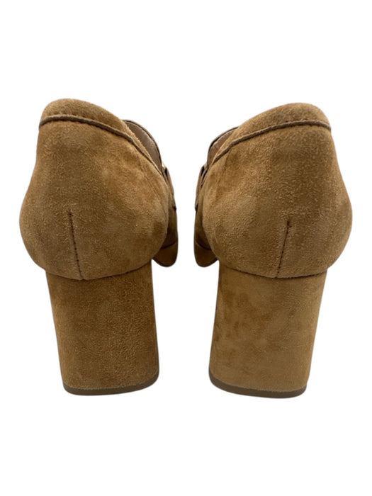 Pedro Anton Shoe Size 39 Light Brown Leather Upper Suede Horsebit Loafers Light Brown / 39