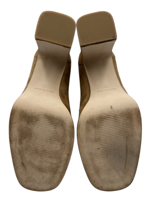 Pedro Anton Shoe Size 39 Light Brown Leather Upper Suede Horsebit Loafers Light Brown / 39