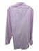 Sid Mashburn Size Est L Purple Cotton Solid Button Up Men's Long Sleeve Shirt Purple / Est L
