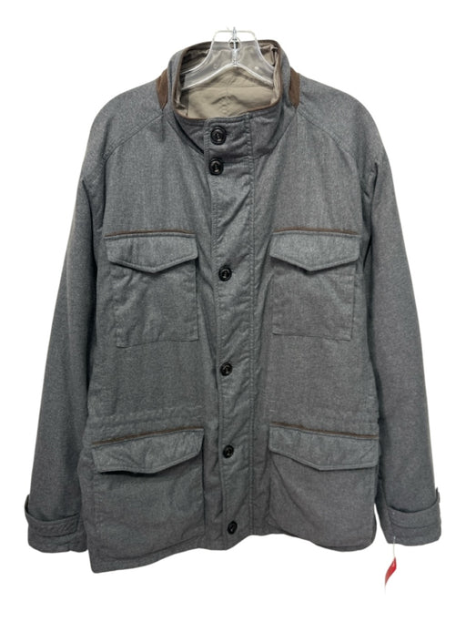 Peter Millar Size Est XL Gray Reversible Men's Jacket Gray / Est XL