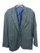 Sid Mashburn Green Wool Solid 2 Button Men's Blazer Green / Est 58