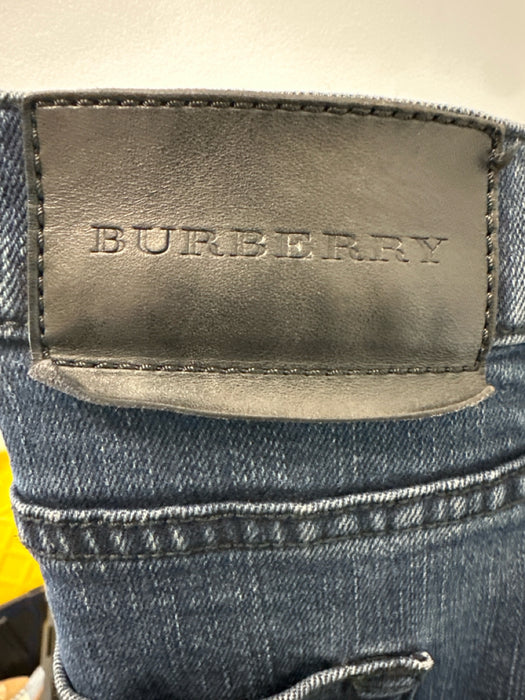 Burberry Size 40 Dark Wash Cotton Blend Solid Jean Men's Pants