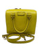 Kate Spade Yellow Pebbled Leather 2 Handles Zip Gold Hardware Bag Yellow / M