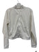 Lululemon Size 4 White Nylon Blend Perforated Zip Front Athletic Cropped Jacket White / 4