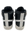 Nike Shoe Size 8.5 Black & White Leather Upper Swoosh Side High Top Sneakers Black & White / 8.5