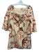 Mestiza New York Size XS Cream, Orange, Brown Polyester Jungle Print Mini Dress Cream, Orange, Brown / XS
