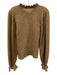 Ulla Johnson Size P / XS Tan Brown Alpaca Blend Open Knit Rubbed Sweater Tan Brown / P / XS