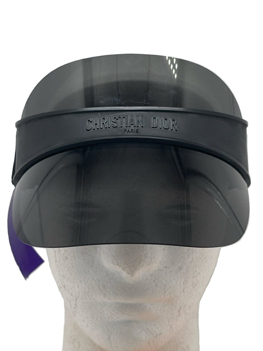 Christian Dior AS IS + Dust Bag Incl Black Rubber Elastic Logo Visor Hat