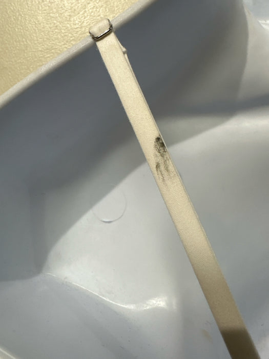 Veronica Beard Size 16 white & tan Cotton Spaghetti Strap Empire Waist Dress