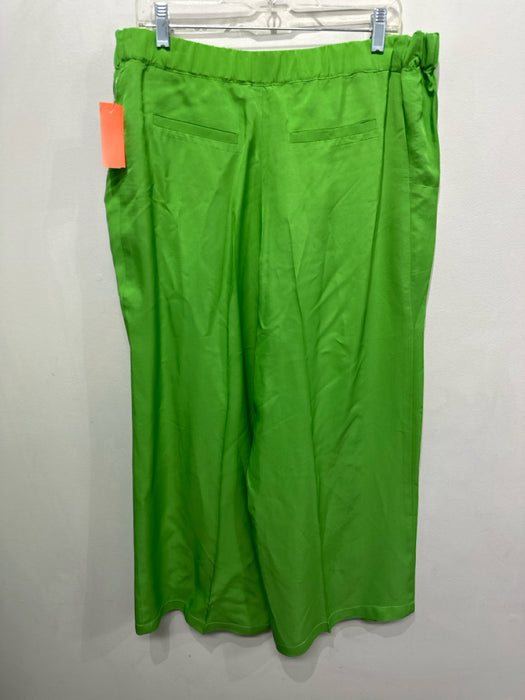 Christopher John Rogers Green Trouser Blouse Pant Set