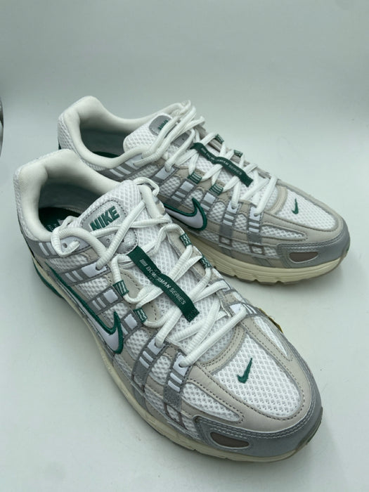 Nike Shoe Size 12 New Silver & Green Synthetic Solid Sneaker Men's Shoes