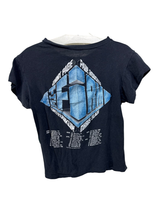 Size XS Black & Multi graphic Baby Tee Top Black & Multi / XS