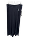 Linda Loudermilk Size XL Black Bamboo Blend Elastic Waist Back Zip Pants Black / XL