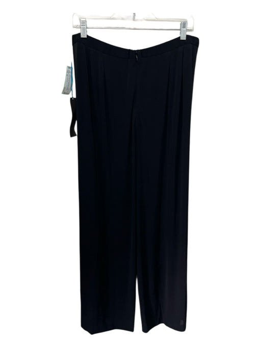 Linda Loudermilk Size XL Black Bamboo Blend Elastic Waist Back Zip Pants Black / XL