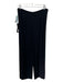 Linda Loudermilk Size XL Black Bamboo Blend Elastic Waist Back Zip Pants Black / XL