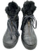 Converse Shoe Size 8 Black Leather Upper Faux Fur Lining Zip Front Booties Black / 8