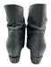 Sorel Shoe Size 6.5 Black Leather Lace Up Lug Sole Wedge Booties Black / 6.5
